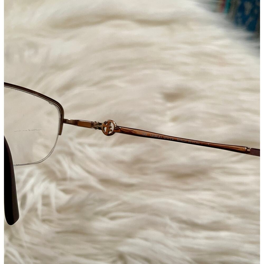 Giorgio Armani prescription eyeglasses FRAMES GA 342 gold metal - Picture 5 of 7
